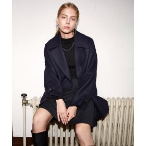 スカート ペプラムセミフレアミニスカート