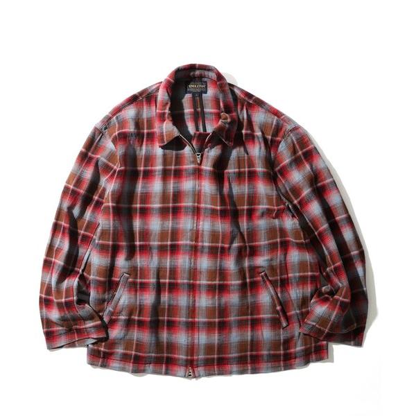 「PENDLETON」 ブルゾン MEDIUM レッド メンズ