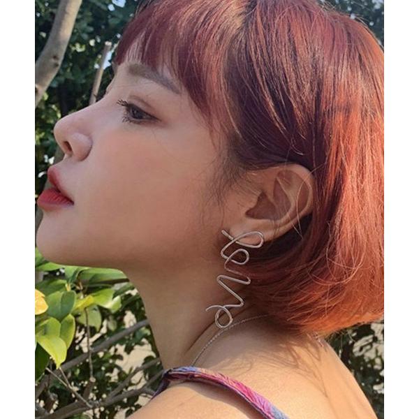 ピアス LOVE文字ピアス(NEZ) レディース