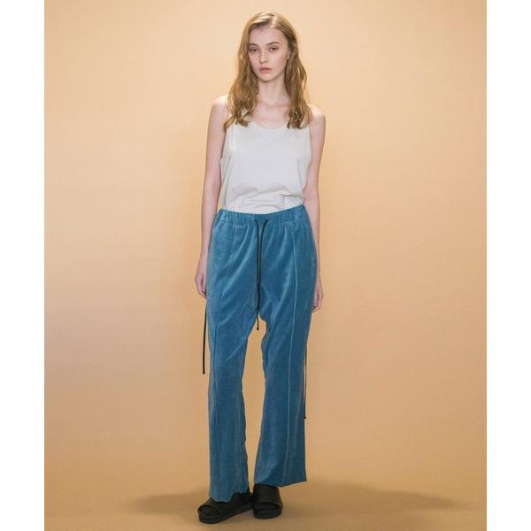 パンツ 「my beautiful landlet」 VELOR JERSEY LINE FLARE...