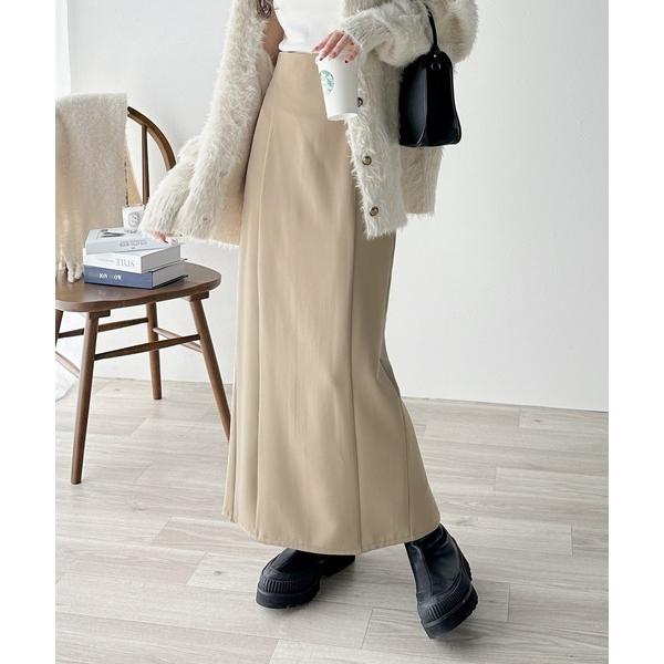 スカート こなれ感も美脚も叶う。ハイウエストペンシルスカート(ロング丈)
