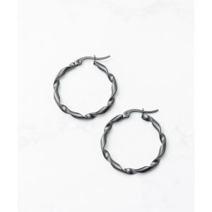 レディース ピアス Stainless Twist Ring Pierce 30mm｜zozo