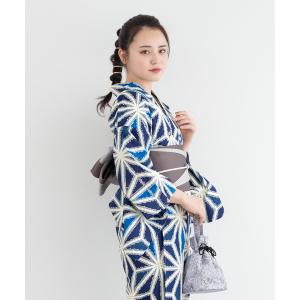 浴衣 tsumori chisato ツモリチサト 白 花 七宝文 注染 フリー SOUBIEN 浴衣 レディース 単品 tsumori chisato ツモリチサト 白