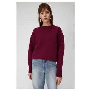 「MOUSSY」 長袖ニット FREE パープル WOMEN｜zozo