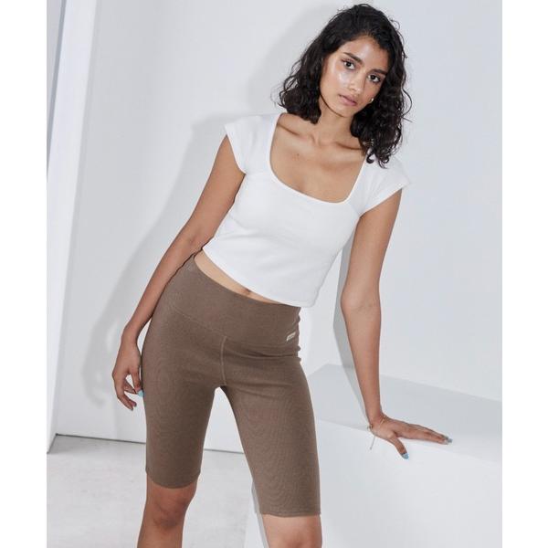 パンツ Wellness Rib Half Leggings /ハーフリブレギンス レディース