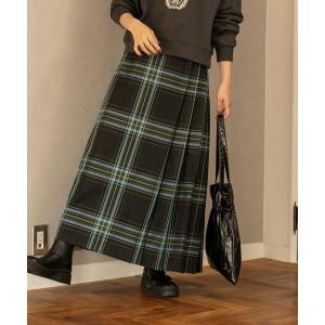 スカート チェックプリーツスカート