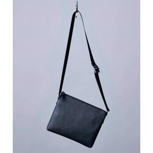 ショルダーバッグ レザー調サコッシュバッグ メンズ レディース