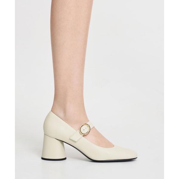 パンプス シリンダーブロックヒール メリージェーン