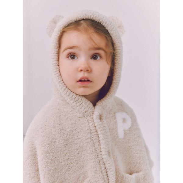 ベビー 「ONLINE限定カラーあり」「BABY」パウダーベアポンチョ