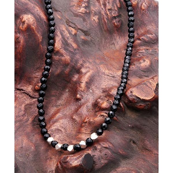 ネックレス 「LAST HEAVEN」 多面カット天然石ビーズネックレス レディース メンズ