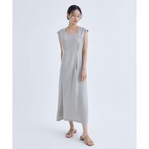 ワンピース レディース 「THE TOKYO/ザトウキョウ」cap sleeve tuck dress/キャップスリーブタックワンピース