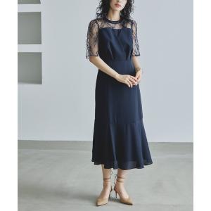 AMBIENT（アンビエント） ドレス フロントレースペンシルドレス