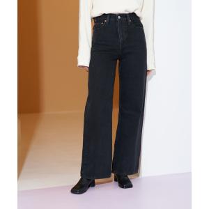 パンツ デニム ジーンズ レディース Levi's/リーバイス RIBCAGE WIDE LEG｜ZOZOTOWN Yahoo!店