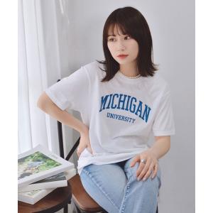 tシャツ spiritoso カレッジロゴプリントTシャツ(半袖) メンズ レディース