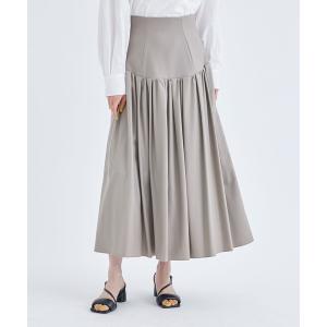 レディース スカート 「SATORU SASAKI/サトルササキ」HIGH WEIST GATHER SKIRT/ハイウエストギャザースカート｜zozo