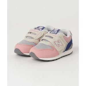 キッズ スニーカー New Balance ニューバランス 12-165 IZ996MC3(W) IZ996 IZ996MC3 PINK/BEIGE(