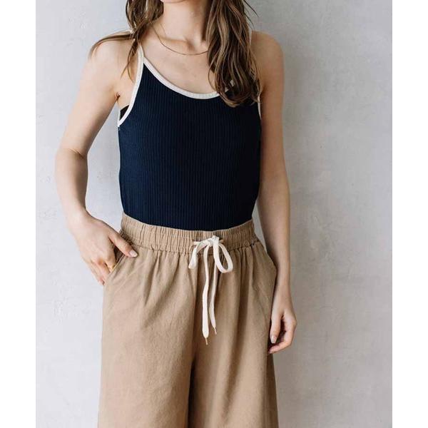 キャミソール bicolor camisole/バイカラーキャミソール