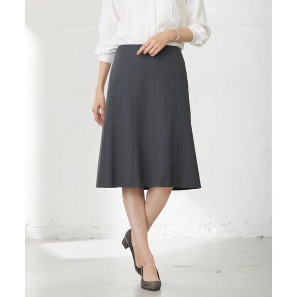 スカート T/Rアルガンシルク フレア スカート