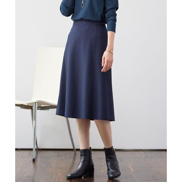 スカート 「洗える」LANATEC シャークスキン＆ヘリンボーン スカート