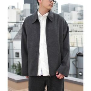 ブルゾン アウター ORCIVAL/オーシバル　ジップジャケット　WOOL ZIP JKT A0419 REV メンズ