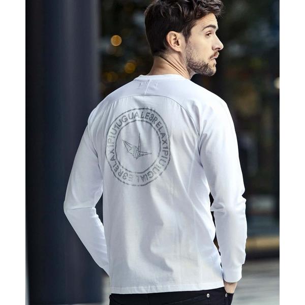 tシャツ 1PIU1UGUALE3 RELAX(ウノピゥウノウグァーレトレ リラックス)ラインストー...