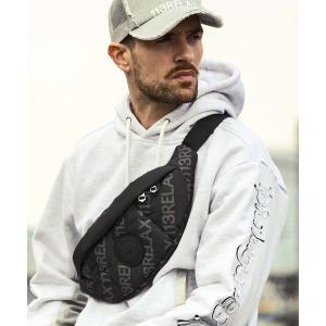 ウエストポーチ 1PIU1UGUALE3 RELAX(ウノピゥウノウグァーレトレ リラックス)総柄パデッドボディバッグ メンズ