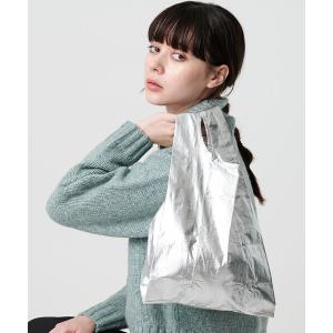 トートバッグ 「BAGGU」メタリック ポケッタブルバッグ/BABY レディース