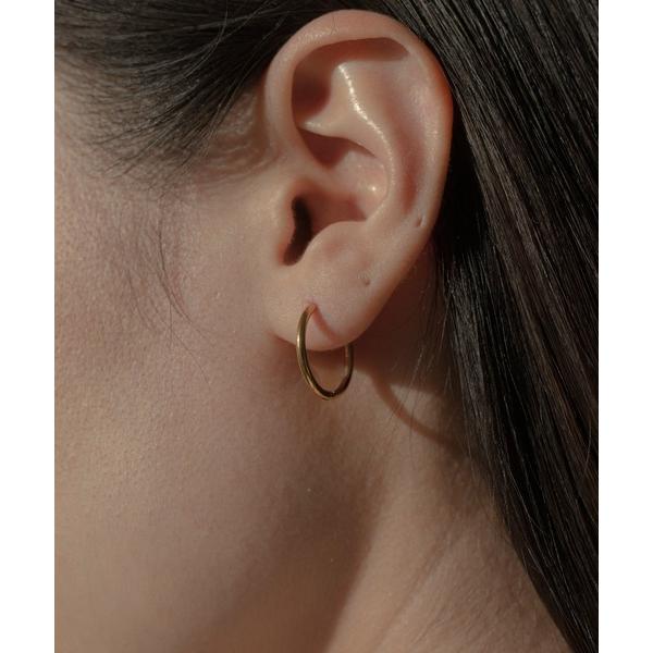 ピアス 「novice」Hinged Thin Hoop Pierce「Stainless」 レディ...
