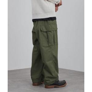 カーゴパンツ リップストップ6ポケットルーズカーゴパンツ