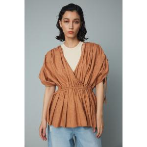 シャツ ブラウス レディース Many gather tops (メニーギャザー トップス)｜zozo