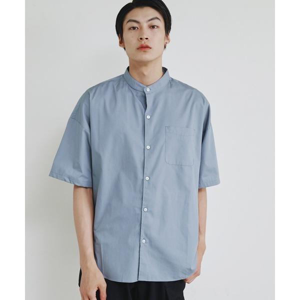 シャツ 「SELECT」IR:ビッグサイズバンドカラーシャツS/S メンズ レディース