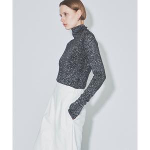 レディース ニット Glitter turtleneck knit/グリッタータートルネックニット｜zozo