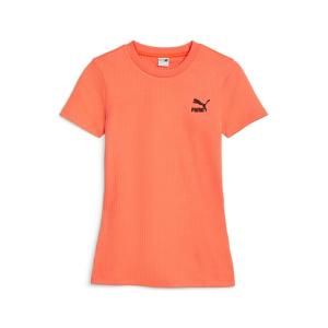 tシャツ Tシャツ レディース PUMA プーマ ウィメンズ CLASSICS リブ スリム Tシャツ