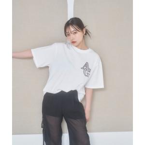 レディース tシャツ Tシャツ UNISEX サテンワッペンロゴT｜zozo