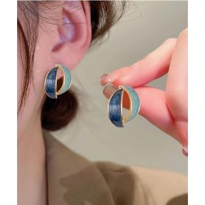 TONE（トネ） ピアス 「Tresor」ラベンダーとブルーの紫陽花 ピアス(MA