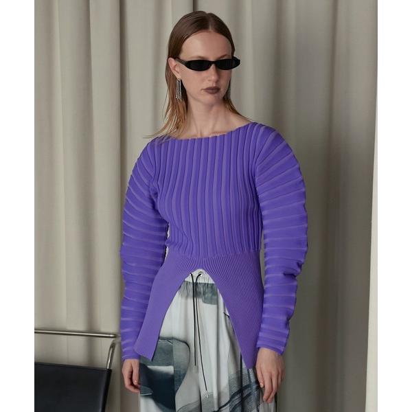 ニット セーター ラウンドリブニット / Round Rib Knit レディース