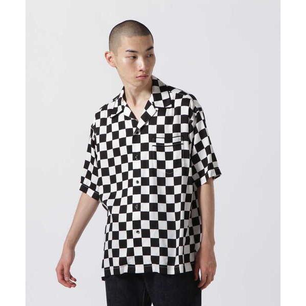 シャツ MINEDENIM（マインデニム）CU.Denim Checker flag S/S Ope...