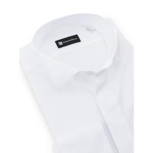 メンズ 「形態安定」長袖ワイシャツ　ウィングカラー　ホワイト｜ZOZOTOWN Yahoo!店