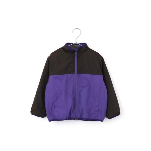 ブルゾン アウター フリースとナイロンのリバーシブルブルゾン80〜140cm キッズ 子供服 男の子...