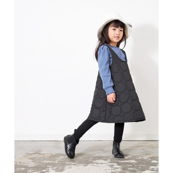 ジャンパースカート ドットキルトジャンパースカート80〜140cm キッズ 子供服 女の子