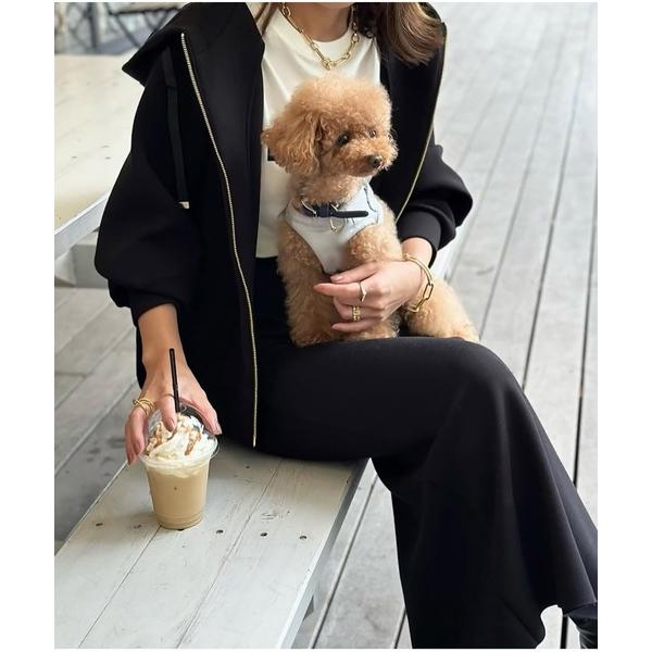 パーカー 「大人パーカー」ダンボールジップアップパーカー レディース