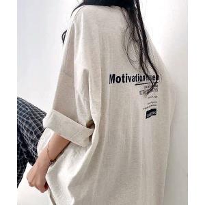 tシャツ 半袖 Motivationロゴプリント...の商品画像