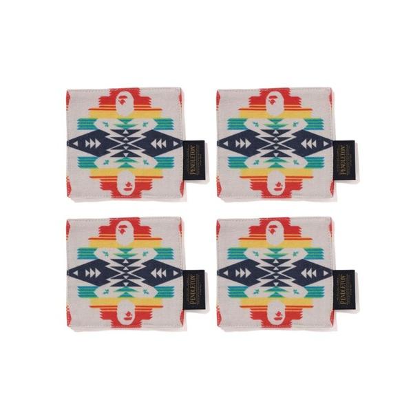 ランチョンマット BAPE X PENDLETON SQUARE COASTER 4P SET M ...