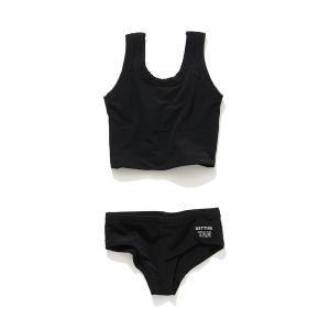 水着 FUNCTIONAL PILE SCOOP NECK BIKINI レディース