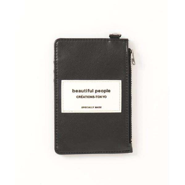 「beautiful people」 カードケース FREE ブラック レディース