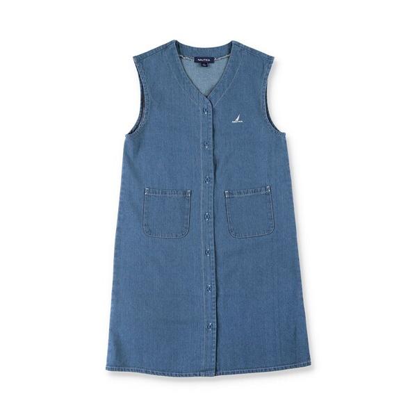 ジャンパースカート 「NAUTICA/ノーティカ」2WAYデニムジャンパースカート キッズ 子供服 ...