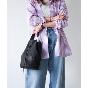 ショルダーバッグ バッグ ASFVLT (アスファルト) / 巾着2WAYバッグ DRAWSTRING SHOULDER BAG ドロストバッグ｜zozo