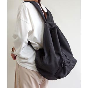 デイバック リュック ASFVLT (アスファルト) / 巾着バックパック DRAWSTRING BACKPACK ドロストバッグ ドロストリュック