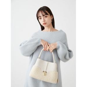 SNIDEL（スナイデル） ハンドバッグ フリルキルティングロゴバッグ