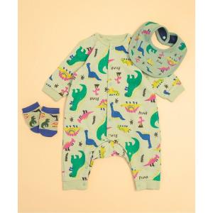 ベビー服 総柄カバーオール マイファーストブリーズ